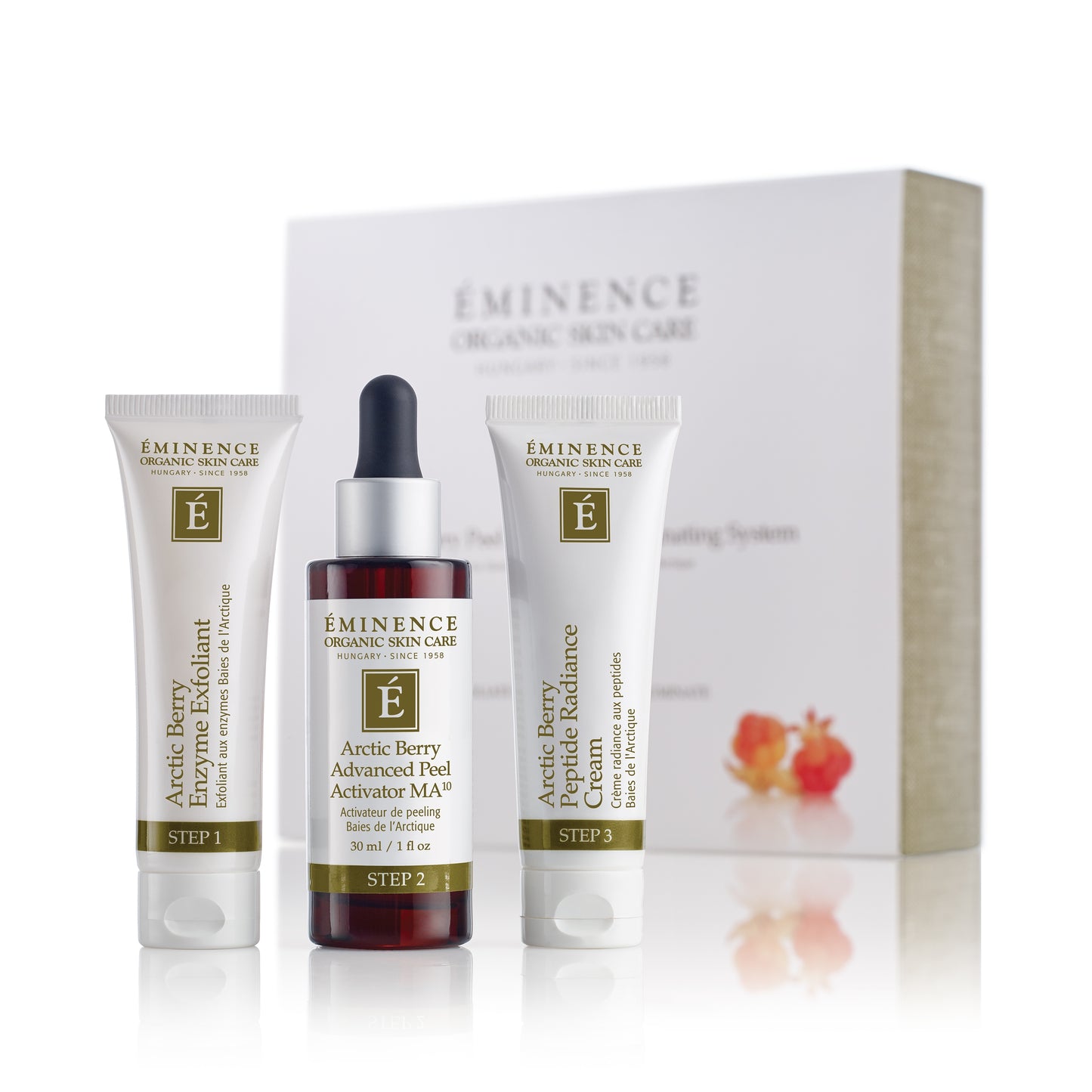 Eminence Organics Arctic Berry Peel & Peptide Illuminating System